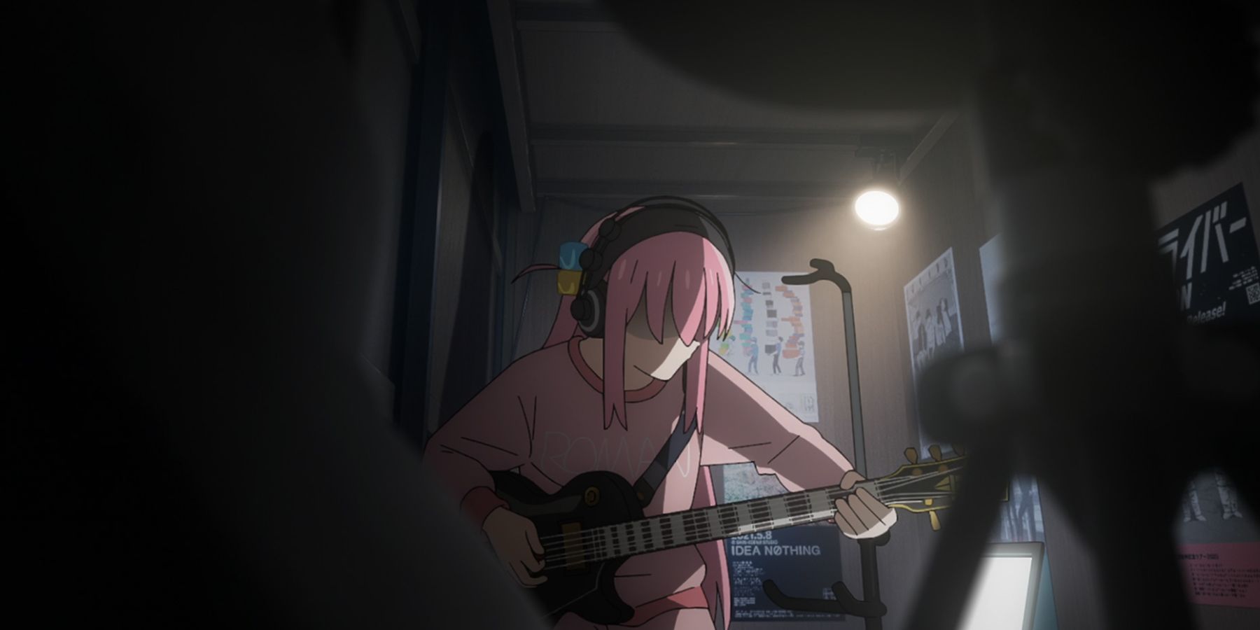 Bocchi practicing guitar. - Bocchi the Rock!