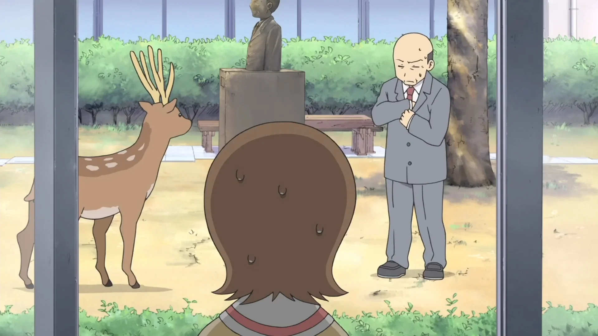 The deer. - Nichijou